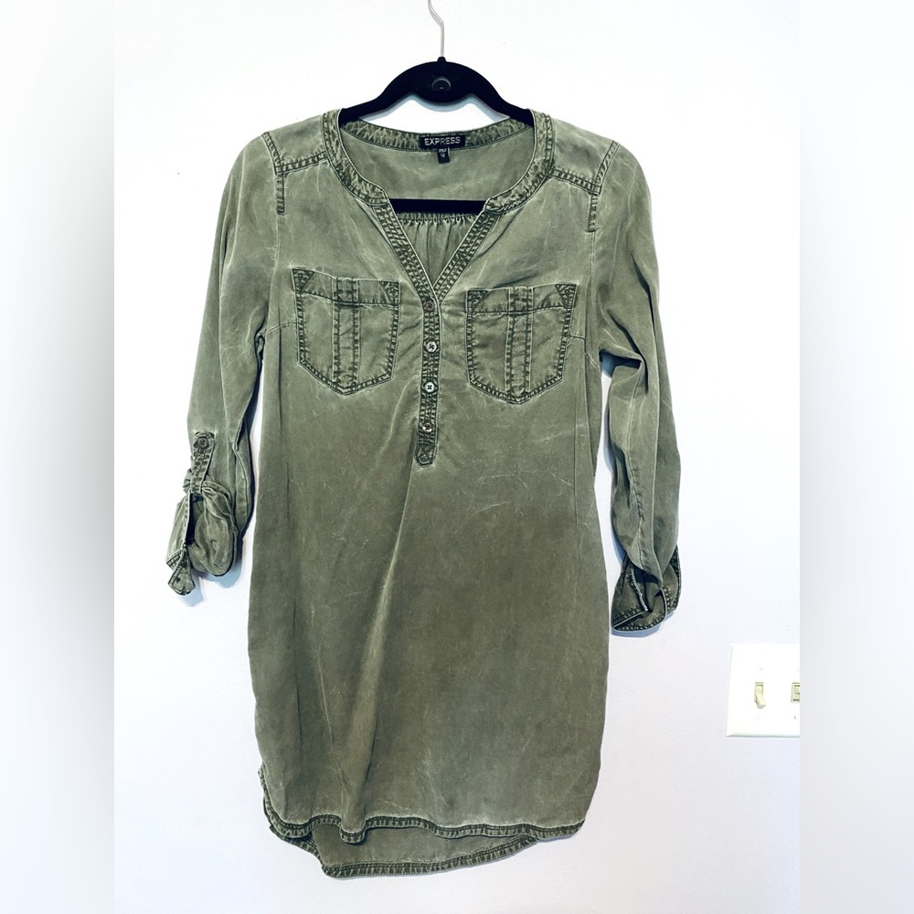 Express denim dress